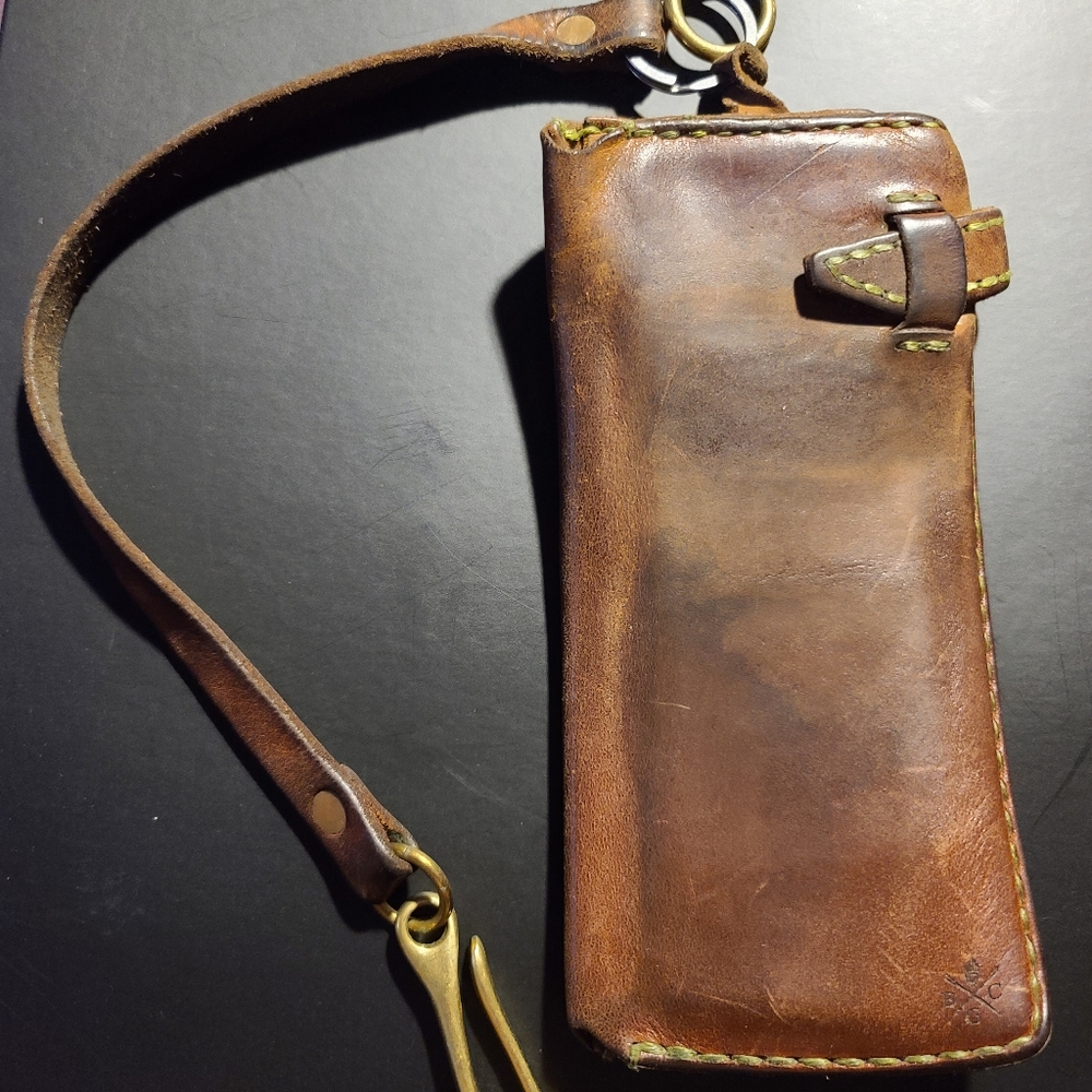 Bexar Goods Co Brown Leather Wallet